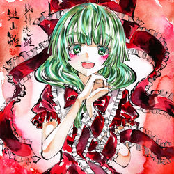 This is a pixiv picture whose title is 鍵山雛.