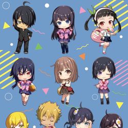 This is a pixiv picture whose title is 物語シリーズ.