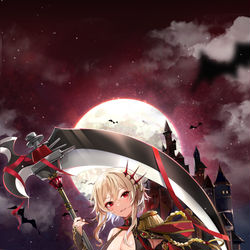 This is a pixiv picture whose title is 「誓約少女」アドミラル・グラーフ・シュペー.