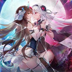 This is a pixiv picture whose title is 誓約少女.