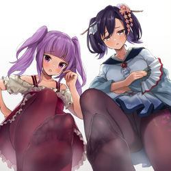 This is a pixiv picture whose title is 一条綾香&越後湯沢かすみ.