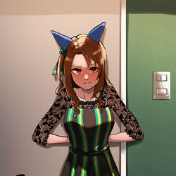 This is a pixiv picture whose title is ガチャッ.