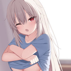 This is a pixiv picture whose title is クラスに馴染めない留年生21.