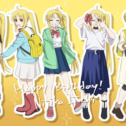 This is a pixiv picture whose title is 虹夏ちゃんお誕生日おめでとう！！！！！.