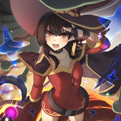 This is a pixiv picture whose title is めぐみん.