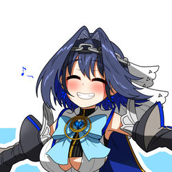 This is a pixiv picture whose title is teeth smile.