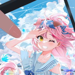 This is a pixiv picture whose title is 1.2.3.茄子！.