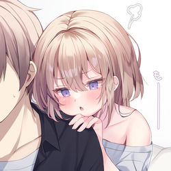 This is a pixiv picture whose title is 「おにいもできてないじゃん！」.