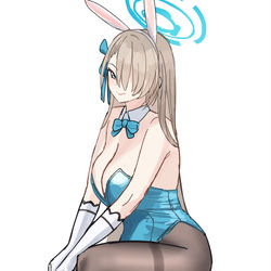 This is a pixiv picture whose title is バニーアスナ.