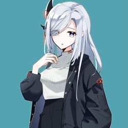 This is a pixiv picture whose title is しんかくさん.