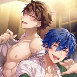 This is a pixiv picture whose title is 浴衣.