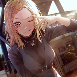 This is a pixiv picture whose title is 愛さん.