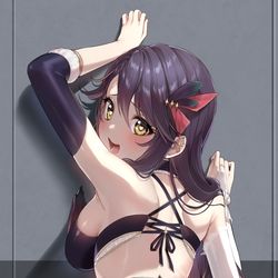 This is a pixiv picture whose title is 仕事絵.