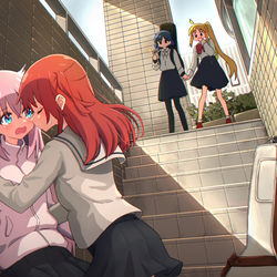 This is a pixiv picture whose title is ぼ喜多がバイト先に早く着いてすること.
