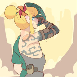 This is a pixiv picture whose title is link doodle.