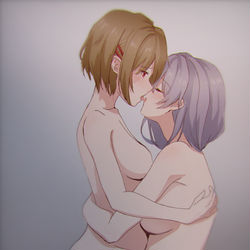 This is a pixiv picture whose title is 【ヘブバン】ユキ月歌.