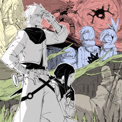 This is a pixiv picture whose title is 探検記.