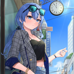 This is a pixiv picture whose title is 星街すいせい.