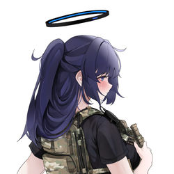 This is a pixiv picture whose title is ユウカ🥵.