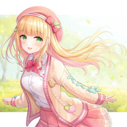 This is a pixiv picture whose title is 【Skeb】憩居ももあ様_新衣装.