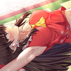 This is a pixiv picture whose title is あっちー….