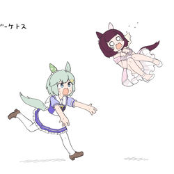 This is a pixiv picture whose title is ブーケトス.