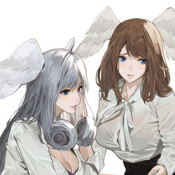 This is a pixiv picture whose title is Melia & Eunie.
