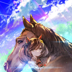 This is a pixiv picture whose title is ナイスネイチャ.