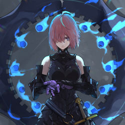 This is a pixiv picture whose title is マシュ・キリエライト.