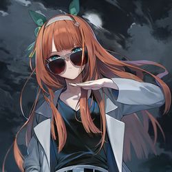 This is a pixiv picture whose title is サイレンススズカ.