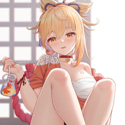 This is a pixiv picture whose title is 宵宮.