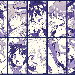This is a pixiv picture whose title is ポケスペ_まとめ.