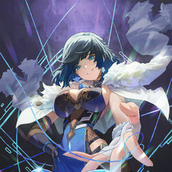 This is a pixiv picture whose title is 夜蘭.