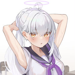This is a pixiv picture whose title is 今日あつくない？.