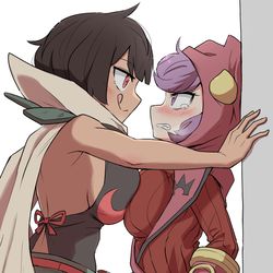 This is a pixiv picture whose title is ヒガナ×カガリ②.