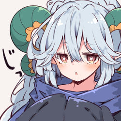 This is a pixiv picture whose title is じっと.