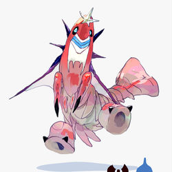 This is a pixiv picture whose title is シザリガーを伝説化（ポケモン）.