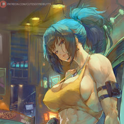 This is a pixiv picture whose title is レオナ・ハイデルン Leona Heidern (KOF).