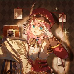 This is a pixiv picture whose title is 独家新闻.