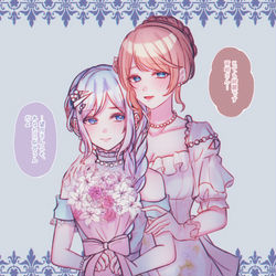 This is a pixiv picture whose title is かなほな「ドレス」.