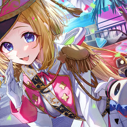 This is a pixiv picture whose title is 【hololive】アキ・ローゼンタール.