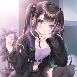 This is a pixiv picture whose title is 💜.