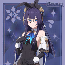 This is a pixiv picture whose title is ペラちゃん【バニーのすがた】.