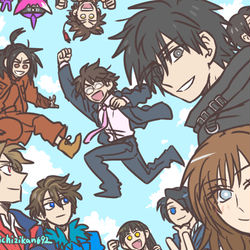 This is a pixiv picture whose title is ドーンとハッピーエンド！.