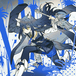 This is a pixiv picture whose title is 血掟テキサス.