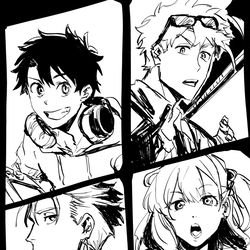 This is a pixiv picture whose title is ・.