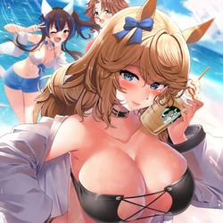 This is a pixiv picture whose title is 水着ゴールドシチー.
