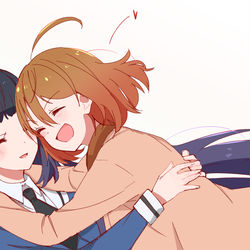 This is a pixiv picture whose title is 川村楪様と月岡椛様らくがき33.