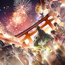 This is a pixiv picture whose title is Punishing Gray Raven JP 2.5 Anni.