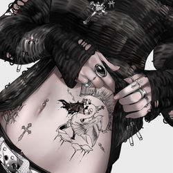 This is a pixiv picture whose title is The Ugly Duckling.